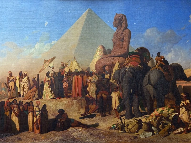 1816-Jean-Adrien Guignet - Cambise e Psammenita - Museo del Louvre, Parigi